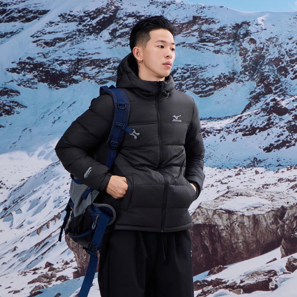 Mizuno Daunenjacken Unisex Mit Kapuze Verdickte Pufferjacke A2CE2527