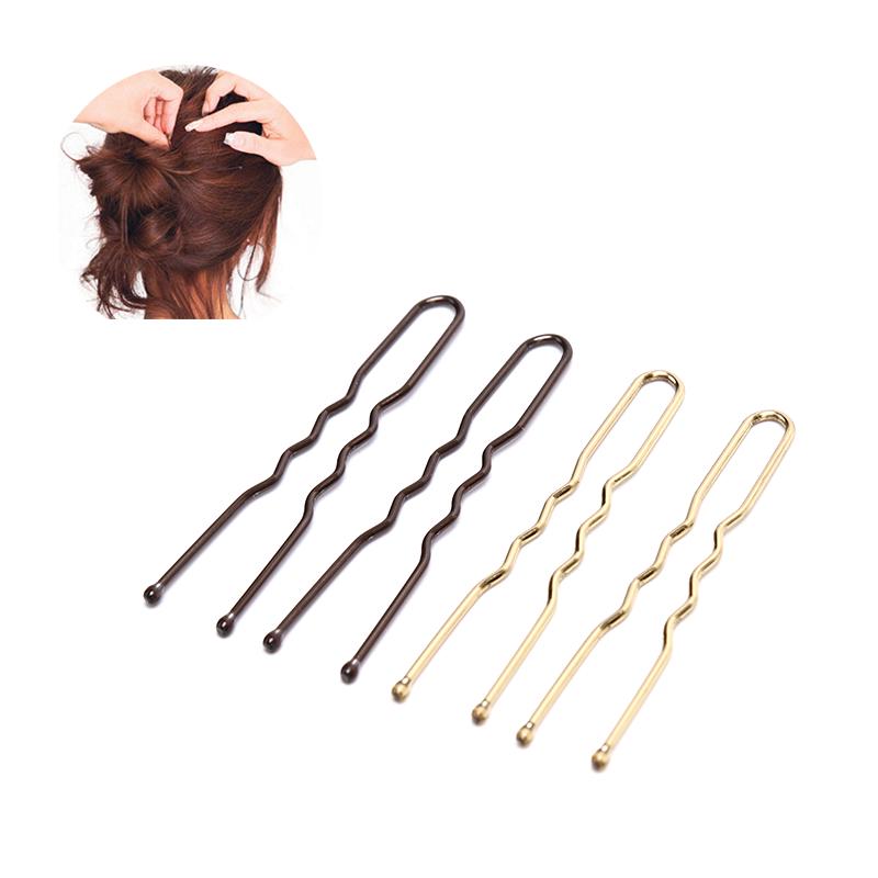 20 stuks/set Dames U-vormige Haarspeld Haarclips Bobby Pins Metalen Barrette