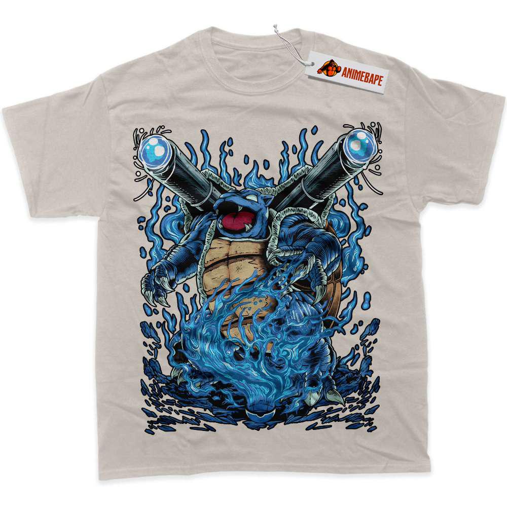 

Blastoise Pokemon Anime Graphic TShirt for Fans Mens 2026 Summer Fashion Oversize Street Casual Y2K Tops Streetwear Clothing 4XL