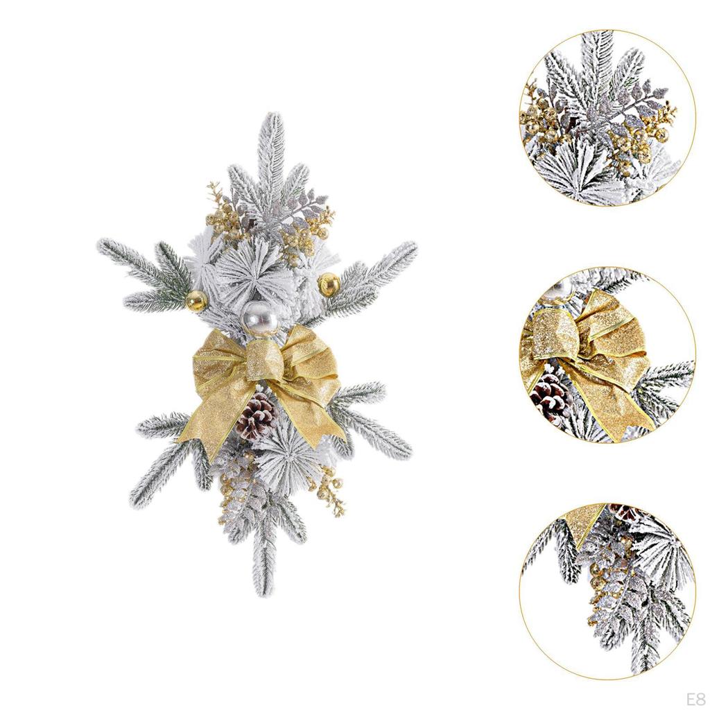 Weihnachten Künstliche Girlanden Tür Treppengirlande für Vorderhausdekoration Geschenke