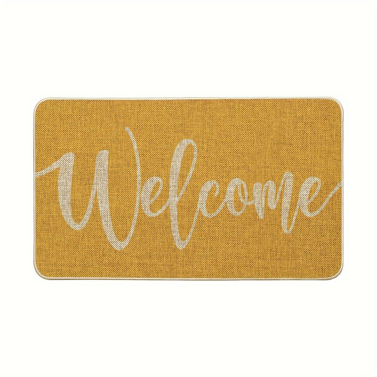 

Entrance Welcome Doormat Washable KIitchen Balcony Hallway Floormat Living Room Bedroom Laundry Room Non-slip Carpets Home Decor 40x60cm 16x24inch