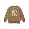 MLB Old Flower Sweatshirts Unisex Khaki Crew Neck Moderate Regular 31MTM1041-50B
