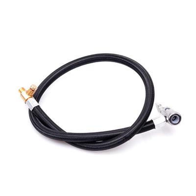 Cross-Border Car Tire Inflatable Pump Extension with Screw-on Clip Quick Inflation Nozzle