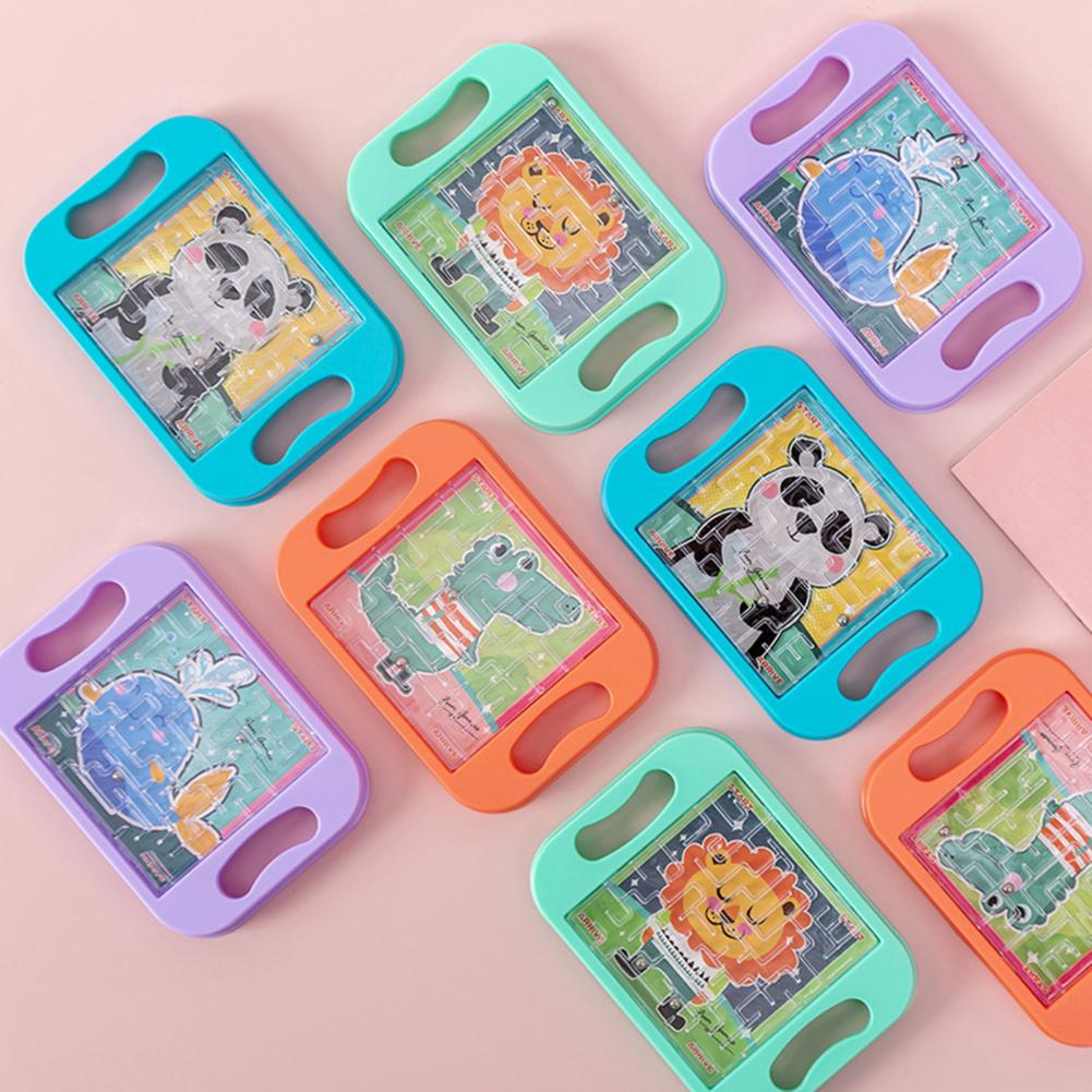 Cartoon Rolling Ball Track Maze Toys Novelty Children Early Educational Toys Puzzle Board Game Balance Training Kids Funny Gifts