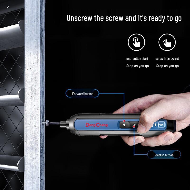 Dongcheng Cordless Electric Screwdriver & Drill Set CN plug (adapter included)