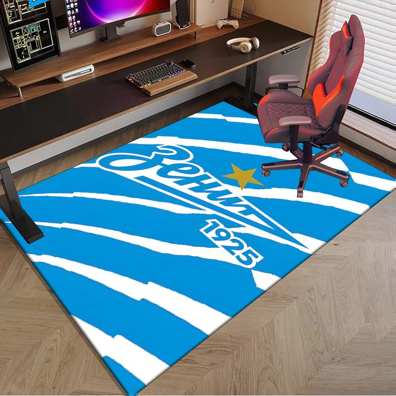 Football Club Emblem Printed Area Rug for Office, Chair Rug, Decorative Carpet Floor Mat, Large Size Fan gifts Christmas gifts