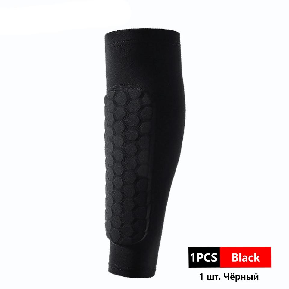 Loogdeel Football Shin Guards Honeycomb Anti Collision Compression Leg Sleeves Soccer Sports Unisex