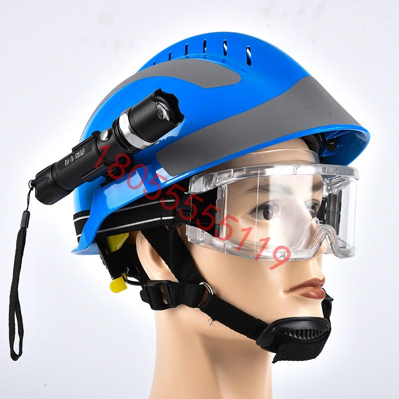 F2 Fireproof Rescue Helmet - Disaster Relief and Firefighting, High Temperature Resistant