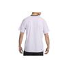 Nike Solid Color Logo Print Crew Neck Short Sleeve T-Shirt Men Tops Light-Purple DV9305-511