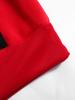 250g Men's Color Block Hoodie, Autumn/Winter European Size, Plus Velvet Sporty Pullover Casual Top