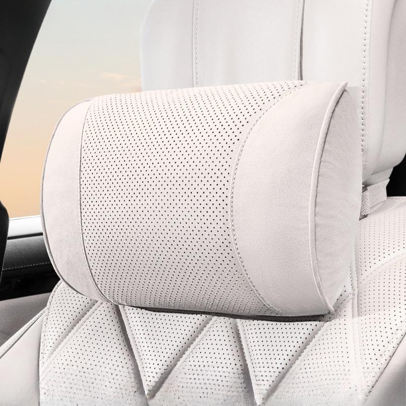 Universal Car Seat Headrest Neck Pillow, 3D Ergonomic Travel Neck Rest, Soft Fluffy Comfortable Neck Support Protection