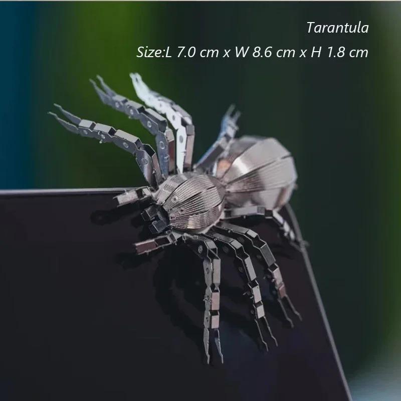 3D Metal Puzzle insect Animal Ladybug Mosquito Butterfly Carp Assembly Model DIY Manual Puzzle Jigsaw Toys For Kids Adult