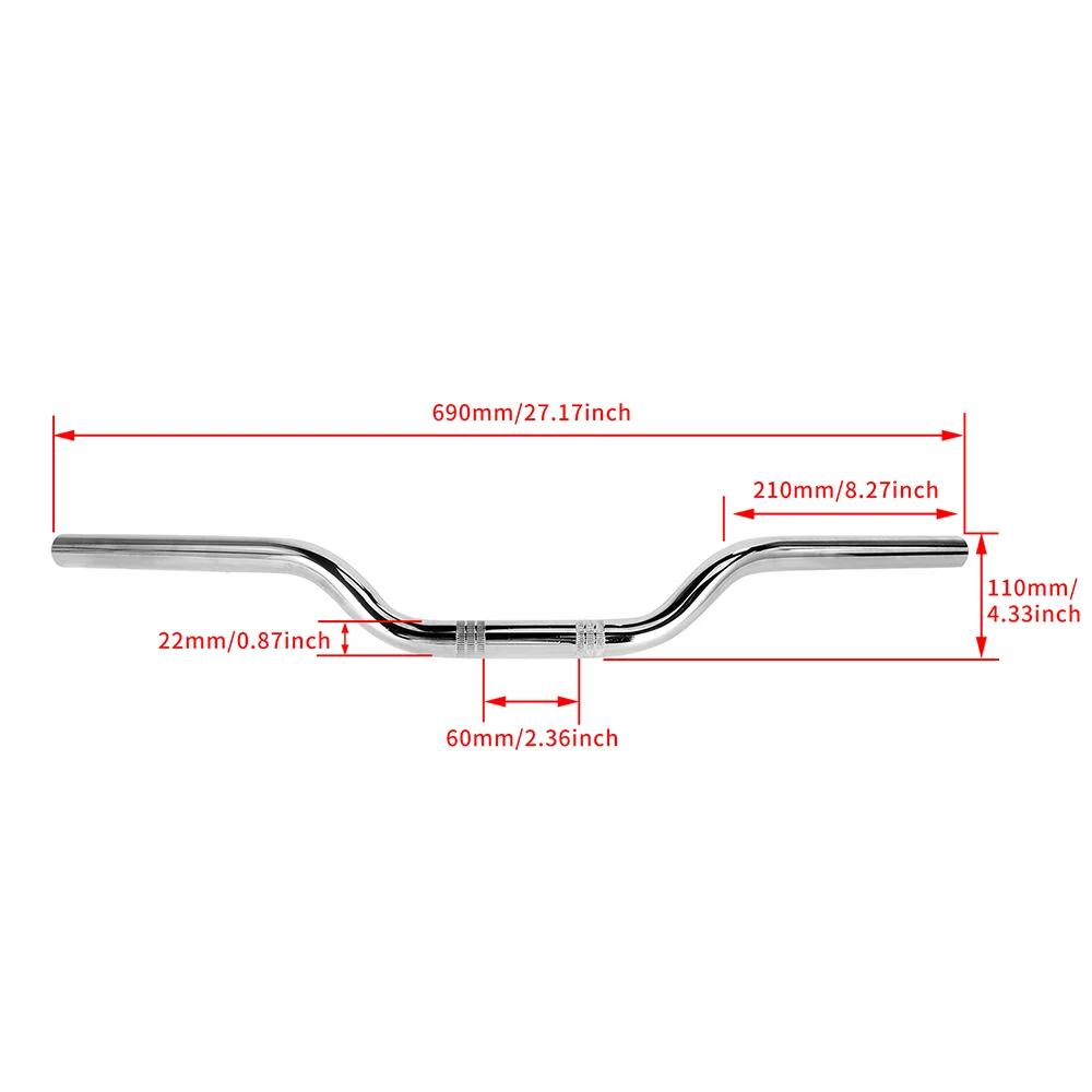 Für CG125 Motorradlenker Retro 22MM Modifikation Lenkerhahn Griffe Modifizierter Universal-Lenker Geeignet 2025 Neu