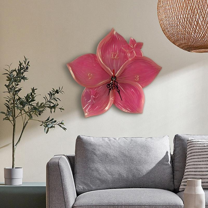 Ungiftige Blumen-Silikonform Zifferblatt-Schalen zum Herstellen für Kreative Harz-Dekorationen Heimdeko für Kommode Wohnzimmer