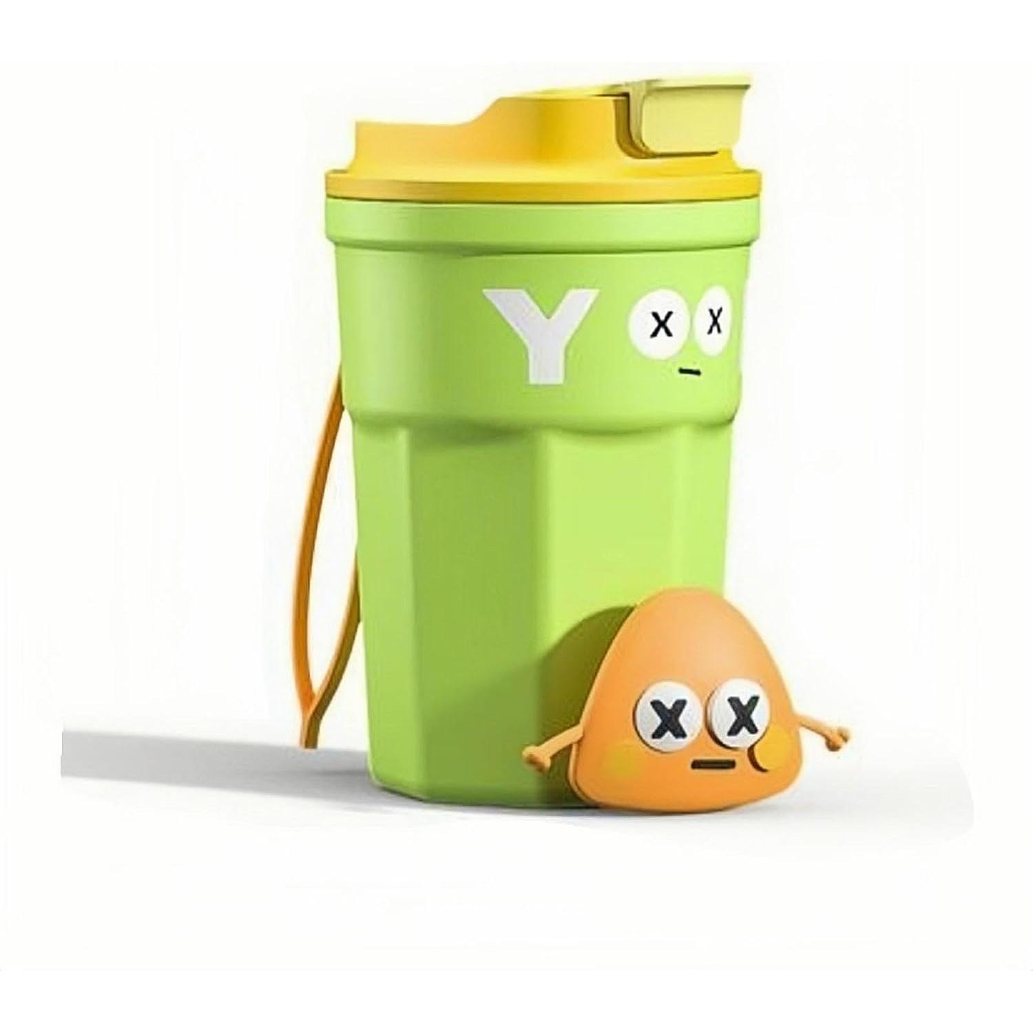 

Изолированная кофейная кружка на 13,5 унций, дорожная кружка с герметичной крышкой, нержавеющая сталь 316 с двойными стенками. Герметичная кофейная кружка. Подарок для девочки зелёный