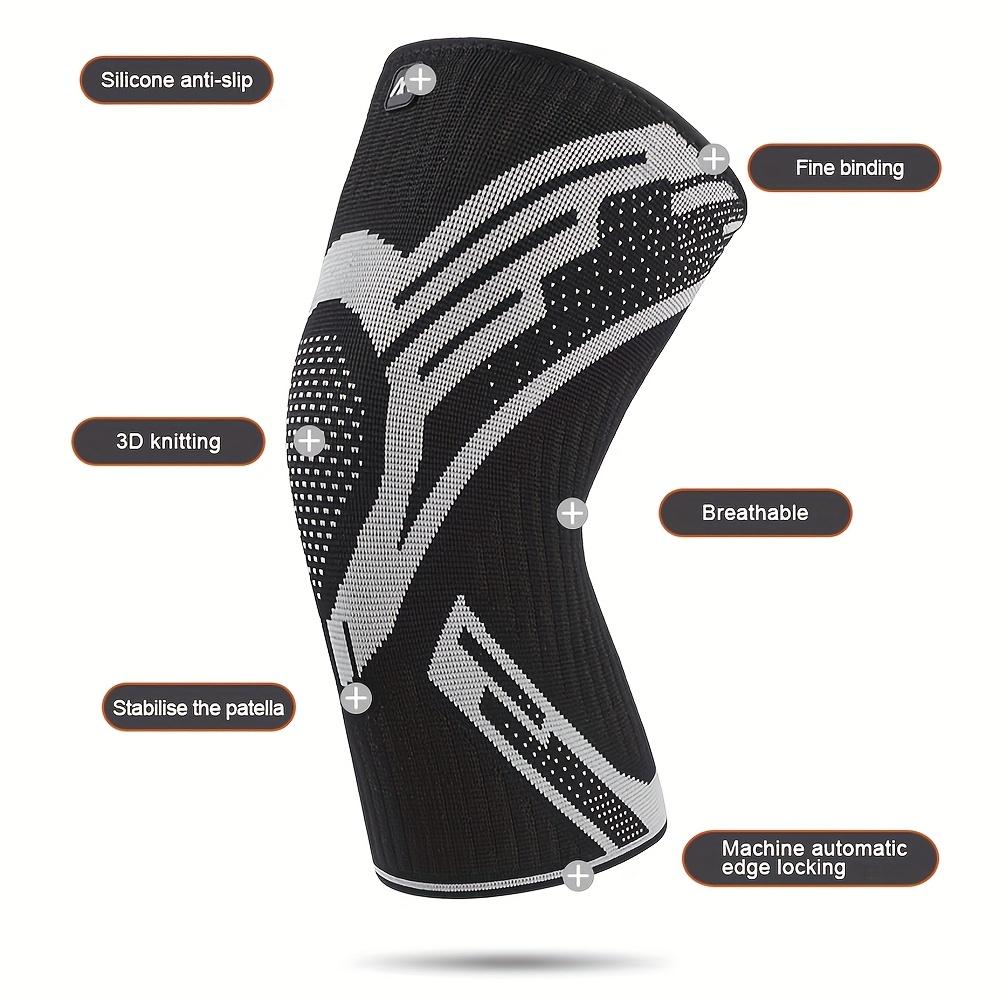 1 Pezzo Manicotto di Supporto per Ginocchio a Compressione Elastico Traspirante Ginocchiere Tutore Molle Palestra Sport Protezione Pallacanestro Pallavolo Corsa