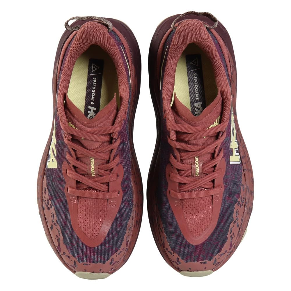 HOKA Speedgoat 6 Brick Running Trail Running Shoes, Shoes, 1147811-RLCK (Brick/23.5/Women's)