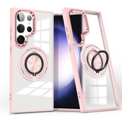 Cross-border Keke 360 Samsung S25 Ultra Case - 360° Rotating Stand, A16 Magnetic, Anti-fall Protection