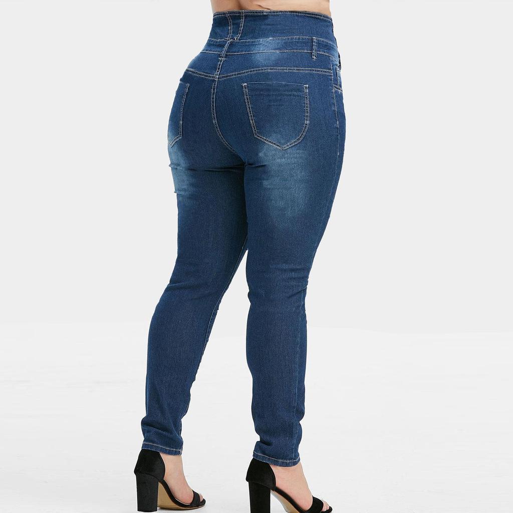 Fashion Women's Big Size Sexy Button Casual Party Shorts Jeans With Pockets