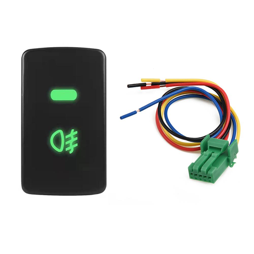 5-Pin Fog Lamp Switches with Cable Car Light On/Off LED Push Button 12V Auto Fog Lights Switch Or Honda Accord Civic Accessories Switches4