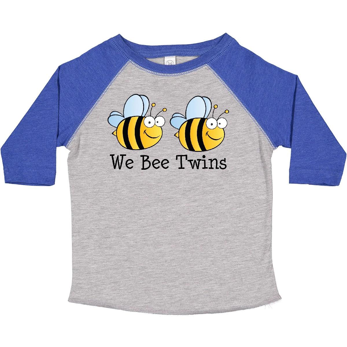Inktastic We Bee Twins Toddler kids boys T-Shirt Twin Boys Girls Cute Unisex Matching Idea 120