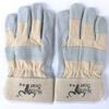1 Pair Abrasion Resistant Leather Welding Gloves Thickened Labor Protection Cowhide Work Gloves Puncture Resistant