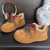 Fashion Trend Versatile Velvet Thickened Warm Casual Shoes Women's 2025 Autumn and Winter Campus New Non-slip Comfortable Cotton Shoes