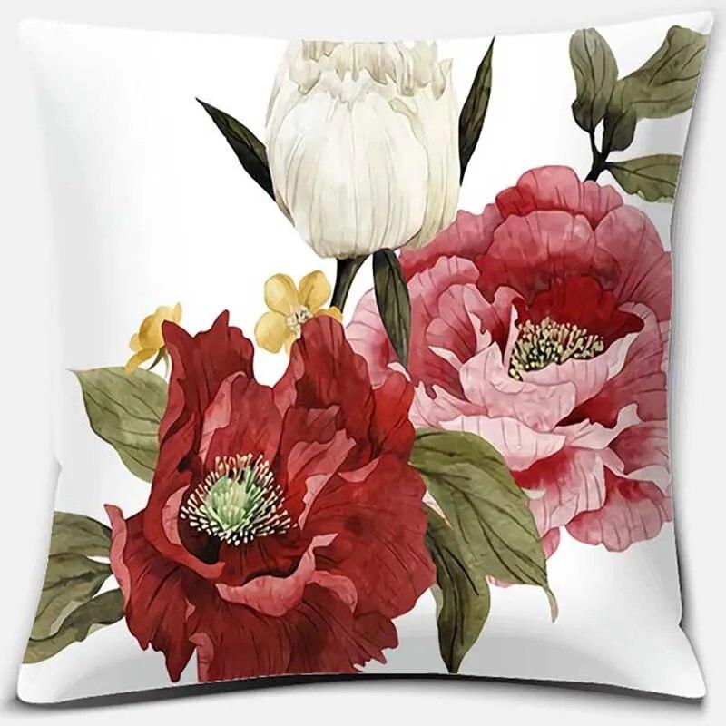 

Роза наволочка с цветочным узором наволочка в стиле квадратный диван офис 60x60cm