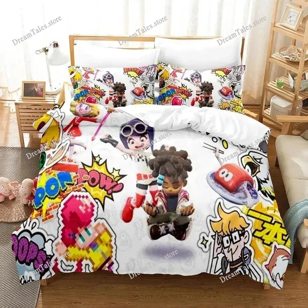 Ninjala New Bedding Set Single Twin Full Queen King Size Bed Set Adult Kid Bedroom Duvet Cover Sets 3D Print Game Anime
