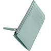 [HIGH FIVE] Fragment Case Cowhide Thin Wallet Card Case Coin Purse Gusseted Smart Wallet Women's Men's Aqua