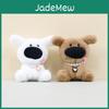 Porte-clés Peluche Chien Nez Fort Mignon Animal en Peluche Chien Adorable Pour Sacs Et Clés