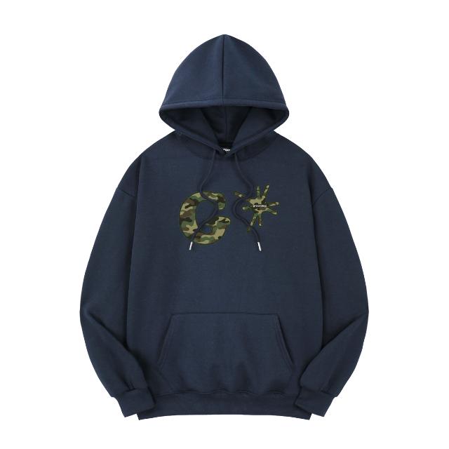 Military Camo G Logo Print Hoodie H0292