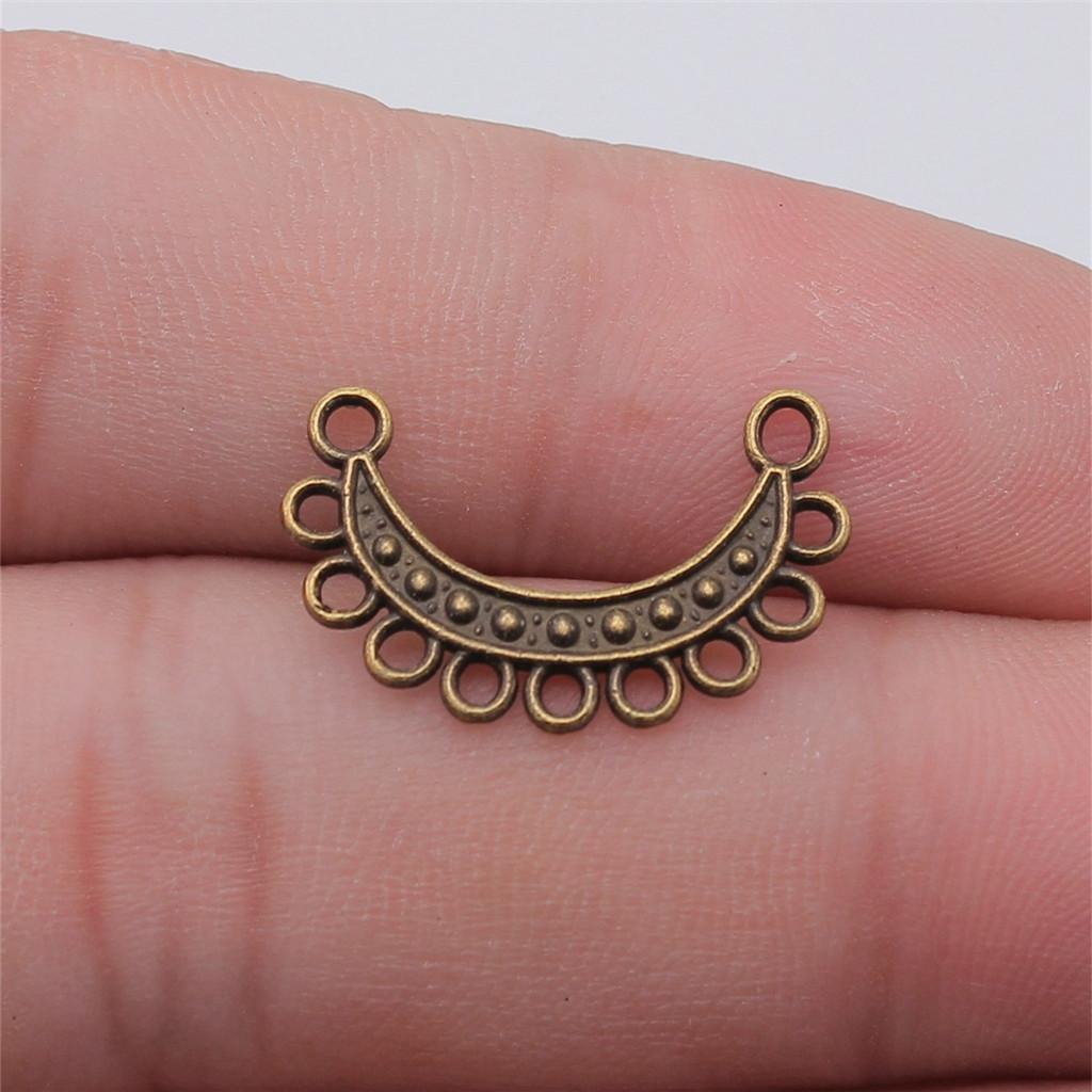 Accessories Parts Curved Necklace Connector Minimalist Jewelry Components QA013