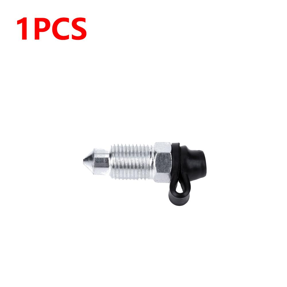 1-5PCS Car Motorcycle Brake Caliper Bleed Screw Nipple Portable Auto Brake Caliper Bleed Exhaust Screw Nipple Easy Operation