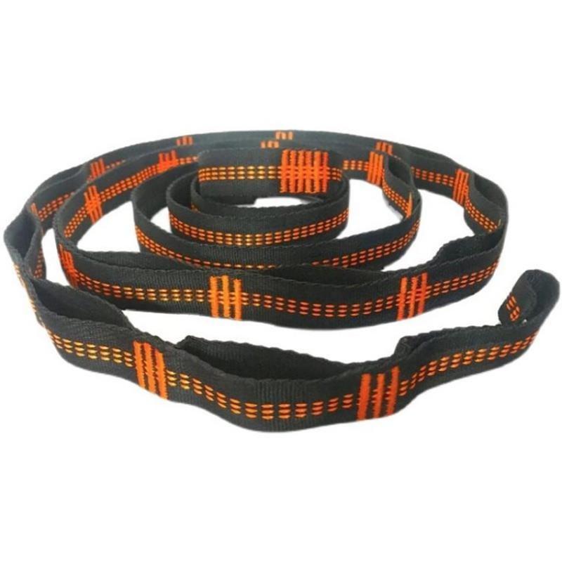 Heavy Duty Hammock Tree Straps With Double Loops Adjustable Webbing Camping Outdoor Relaxation