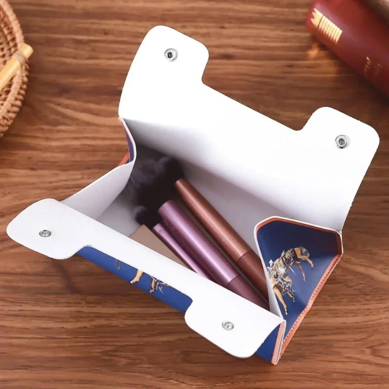 PU-Leder Taschentuchbox Europäischer Retro-Stil Wasserdichter Serviettenhalter Badezimmer Auto Wohnzimmer Couchtisch Universelle Aufbewahrungsbox