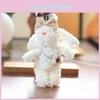 Cute Rabbit Plush Doll Stuffed Animal Keychain Bag Charm Gift For Kids Girls