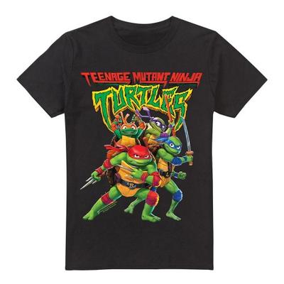 Mens Mutant Mayhem Logo Group T-Shirt