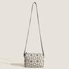 2024 Summer New Women's Bag Urban Simple Fashion Versatile Bag Single Shoulder Geometric Diamond Stitching Pillow Bag