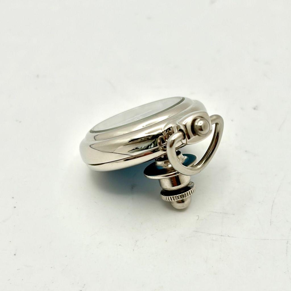 Used [Unused/New Battery] SEIKO Nagano Olympics Silver Watch Pin Badge Y136-6F50 702836