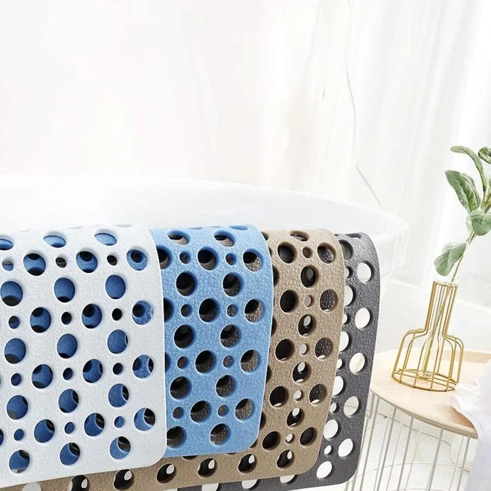 Shower Bath Mat Environmental Protection Tasteless TPE Toilet Household Bathtub Bathroom Hollow Hydrophobic Thicken AntiSlip Pad