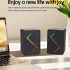 Seven-color USB Desktop Gaming Speakers for PC Enthusiasts