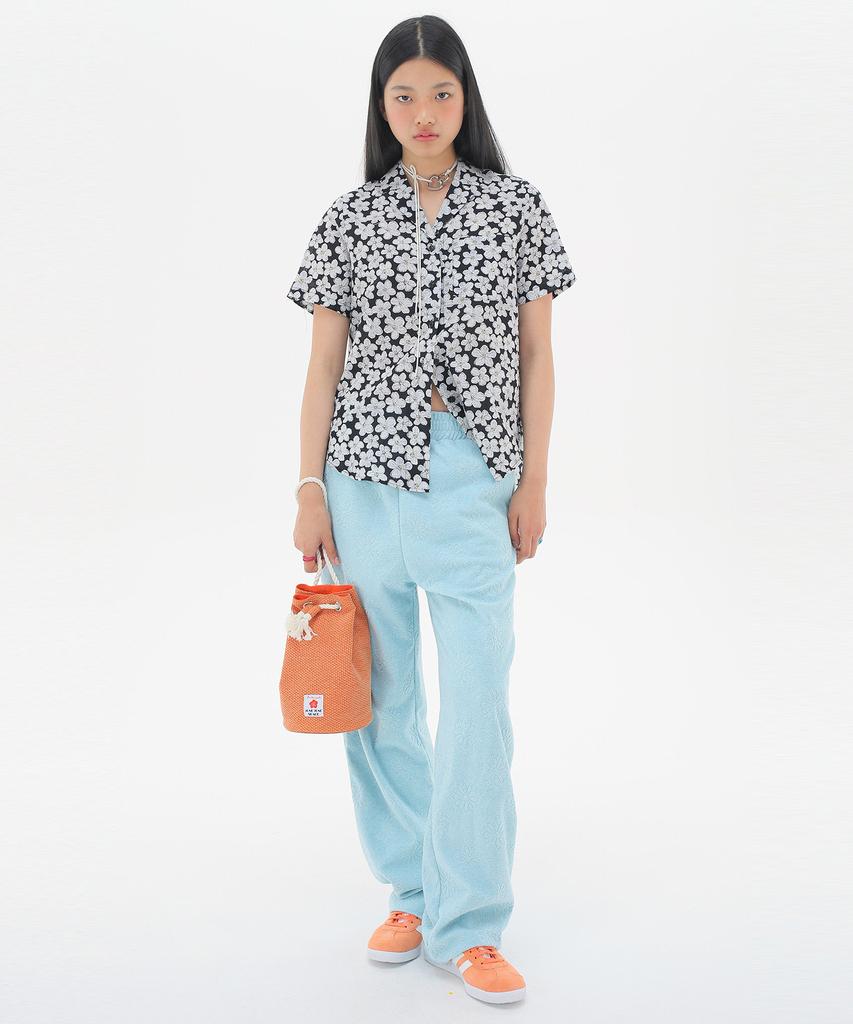 Junejune Space String Bucket Bag_Orange