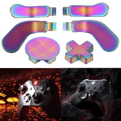 6pcs Metal Controller Accessories with 4 Paddles 2 D-pad Accessories Parts Controller Component Set for Xbox One Elite Series 2