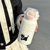 New Insulated Cup Girl Children Straw Cup 304 Stainless Steel Portable Large Capacity Cute Water Bottle Student Specific Gift