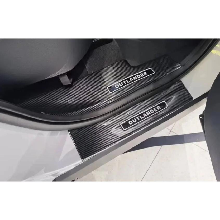 For Mitsubishi Outlander 2024 Car Door Sill Protector Cover Threshold Pedal Protection Sticker Car Styling Accessories