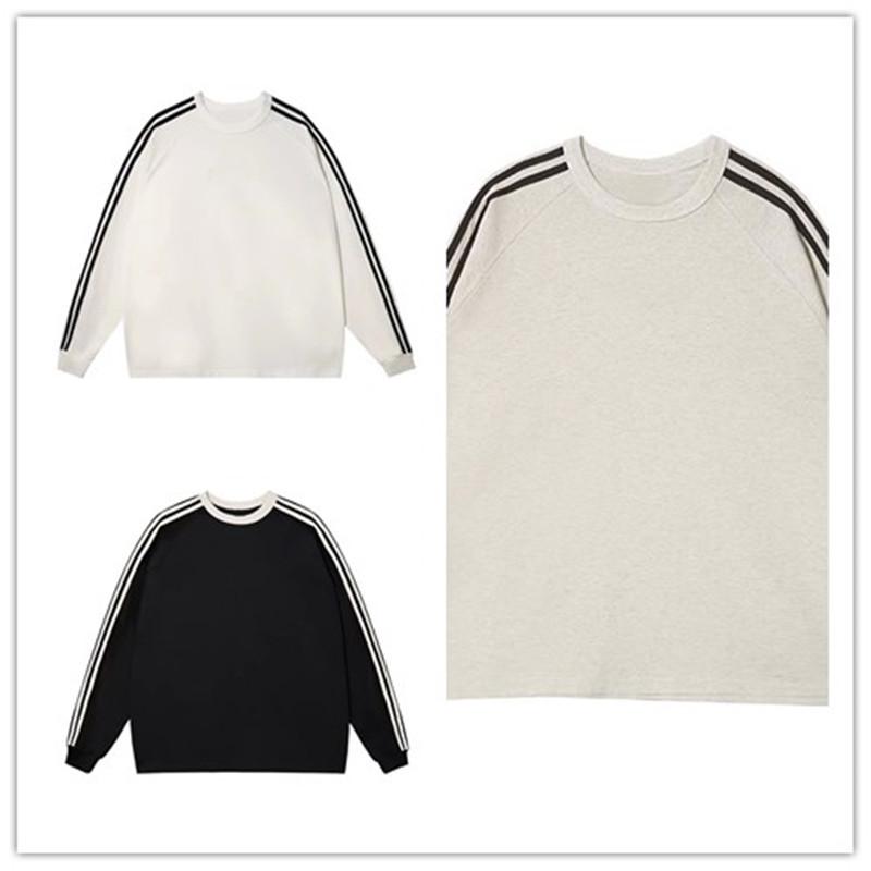 Women's American Style Color Block Crewneck, Plus Size Loose Fit Sweatshirt for Autumn