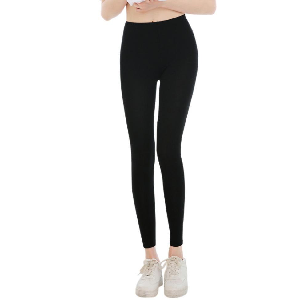 Leggings in voller Länge für Damen, hohe Taille, dünne, kurze Hose, Oberbekleidung