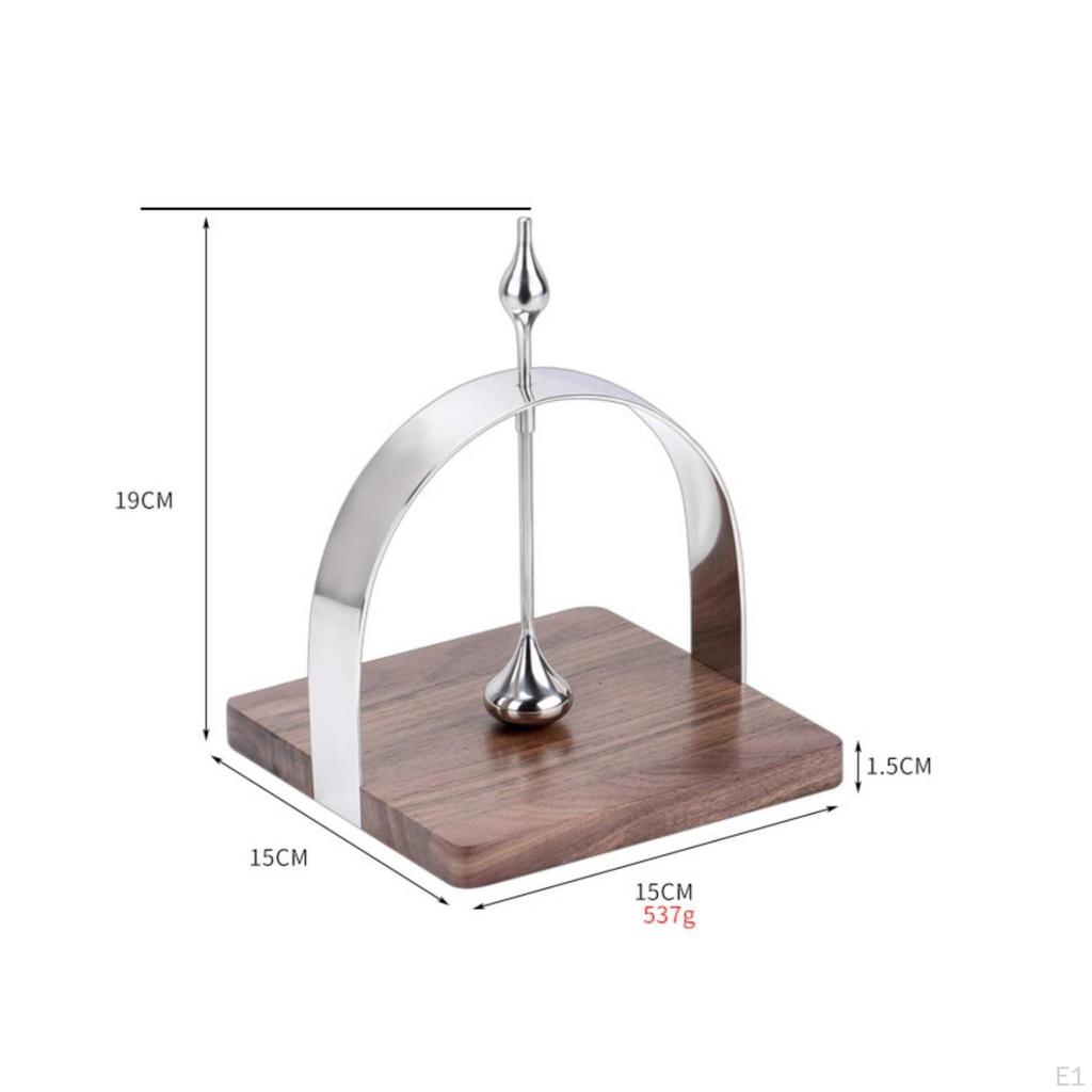 Tissue Holder with Wooden Base Tabletop Napkin Stainless Steel Flat