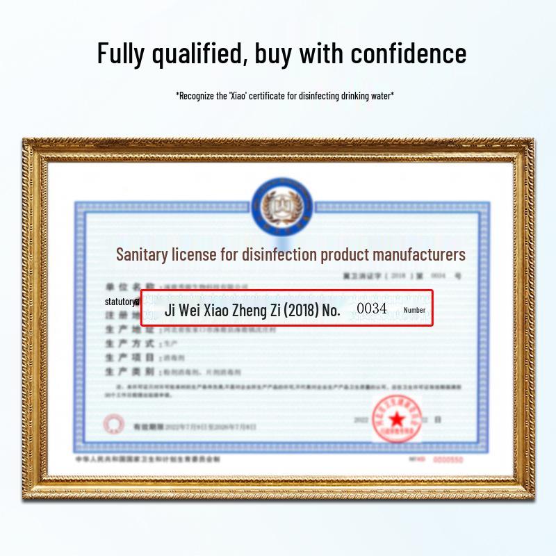 Outdoor Water Purifying Tablets: Deodorize, Remove Algae, Disinfect, and Sterilize for Enhanced Water Quality.